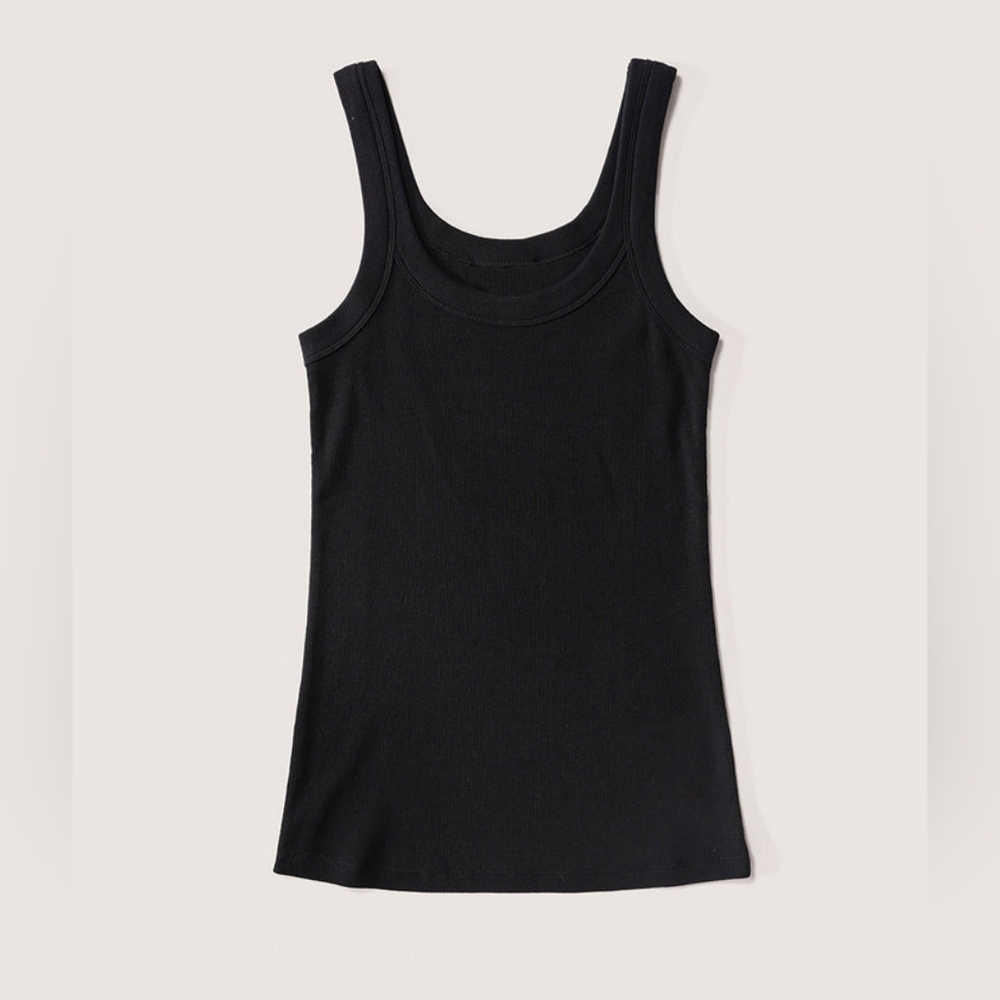 Easy Standard Rib Fitted Scoop Tank | Women's Size S